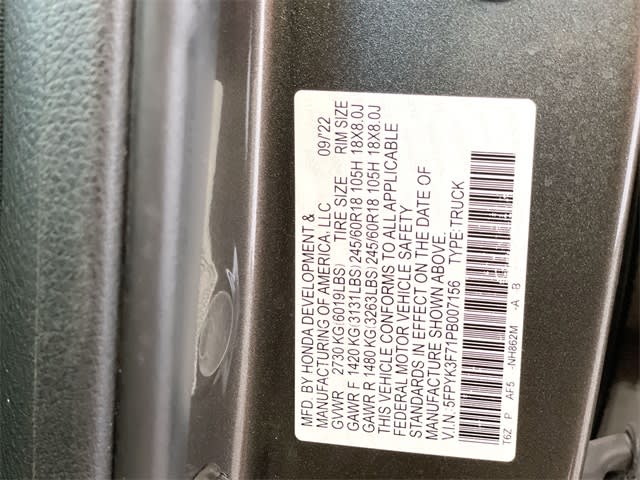 2023 Honda Ridgeline RTL-E 18