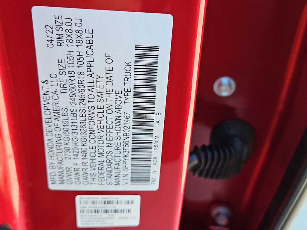 Thumbnail: 2022 Honda Ridgeline - 17