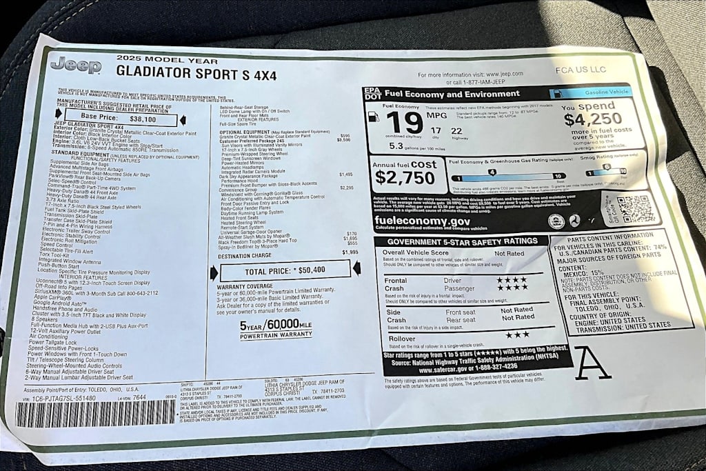 Thumbnail: 2025 Jeep Gladiator - 22