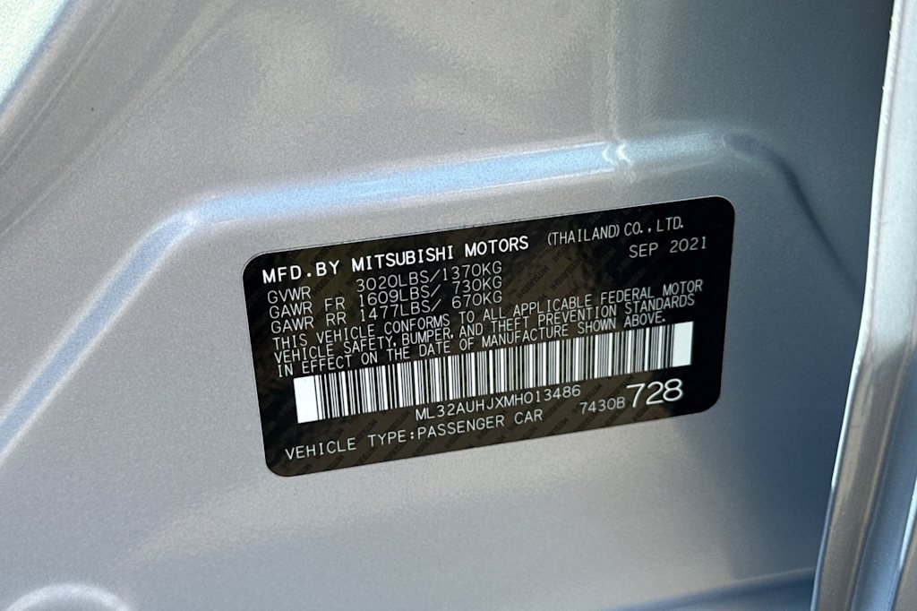 Thumbnail: 2021 Mitsubishi Mirage - 17