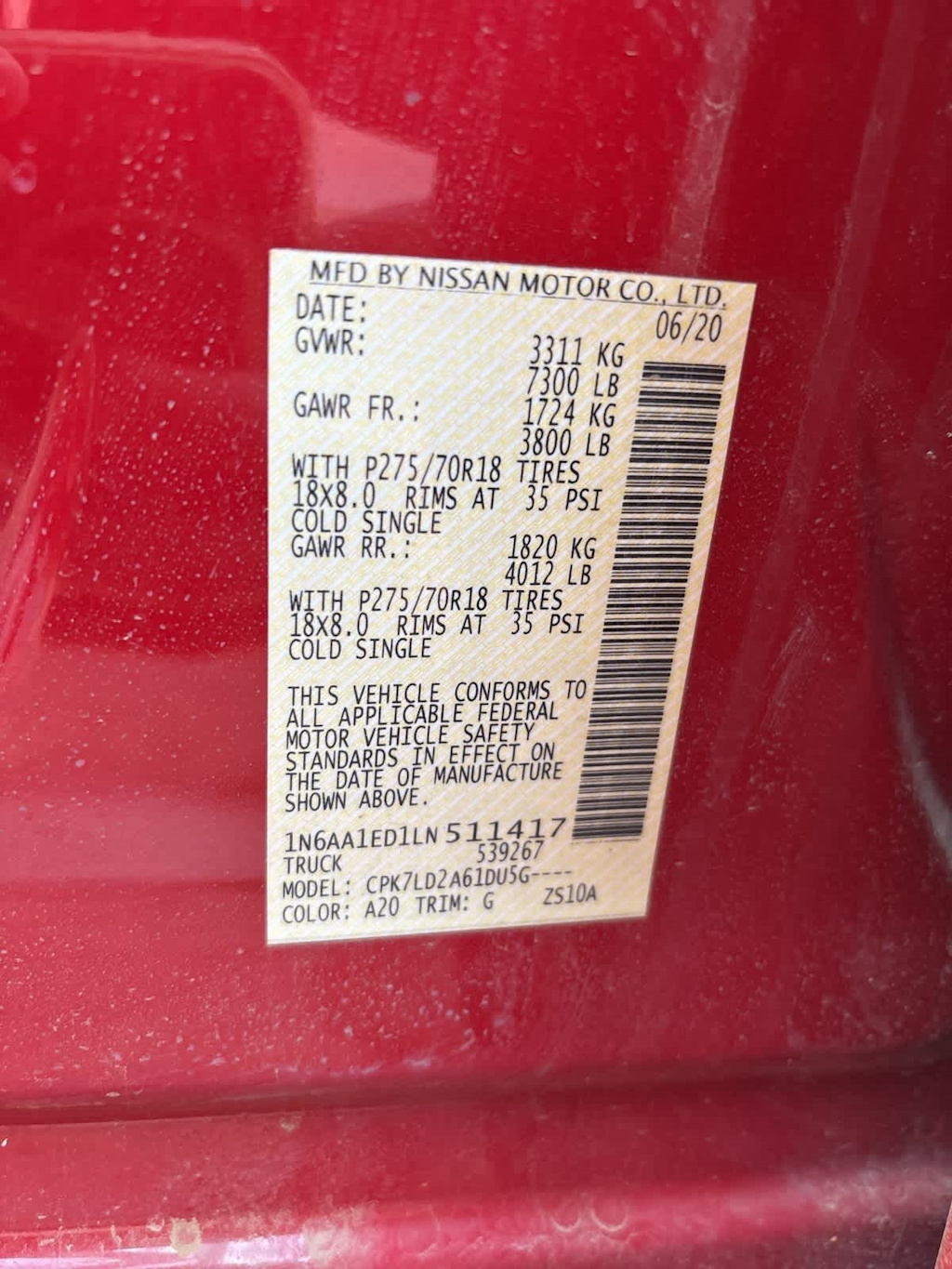 Thumbnail: 2020 Nissan Titan - 6