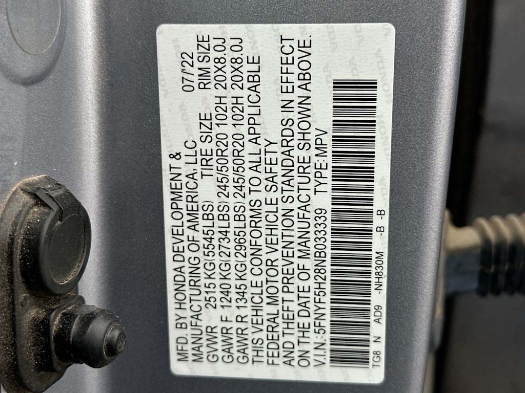 Thumbnail: 2022 Honda Pilot - 17