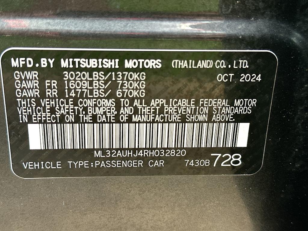Thumbnail: 2024 Mitsubishi Mirage - 18