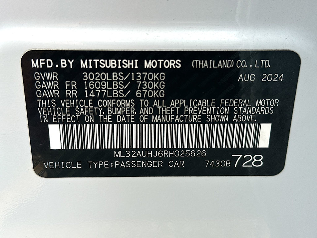 Thumbnail: 2024 Mitsubishi Mirage - 18
