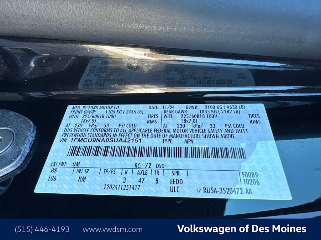 Thumbnail: 2025 Ford Escape - 20