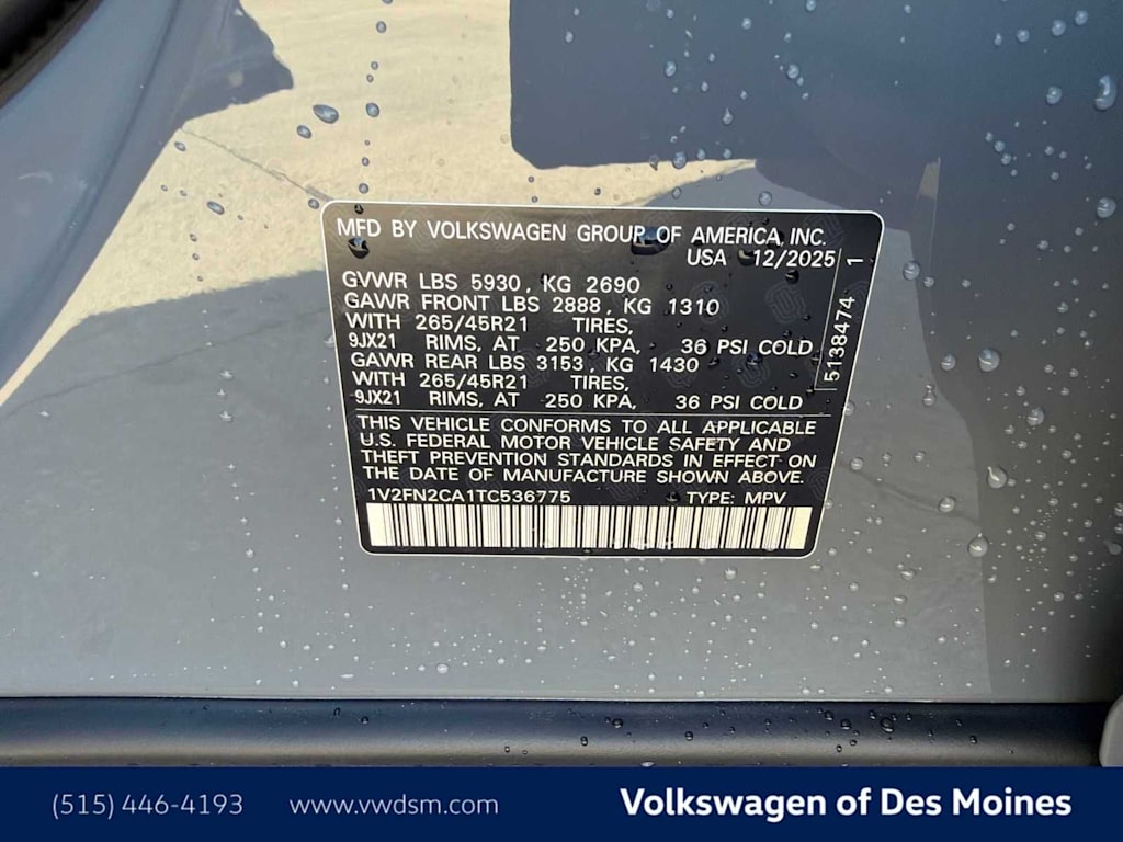 Thumbnail: 2026 Volkswagen Atlas - 20