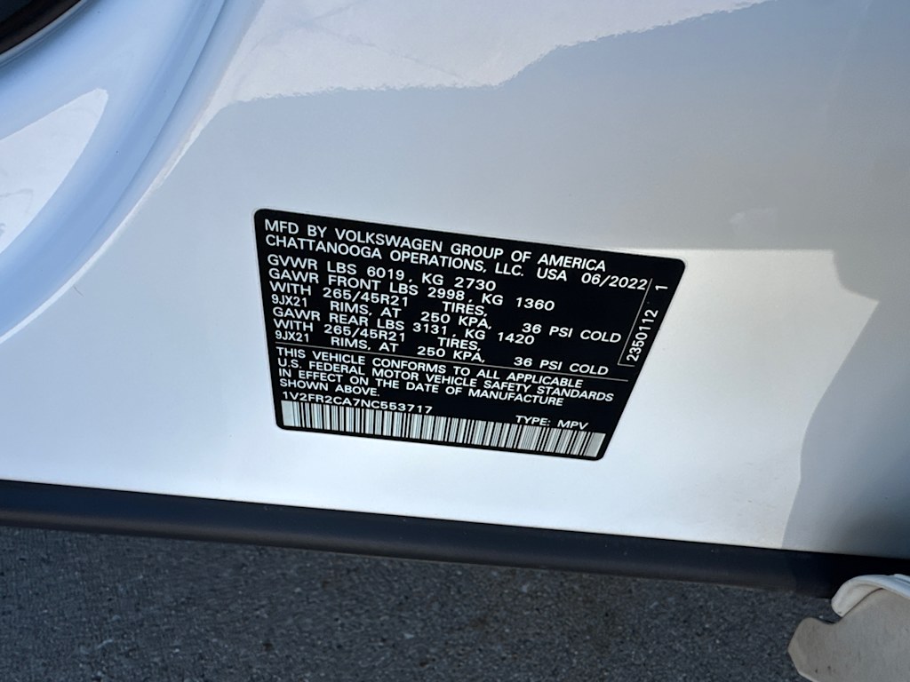 Thumbnail: 2022 Volkswagen Atlas - 20