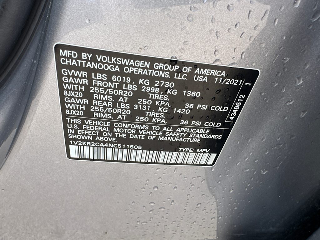 Thumbnail: 2022 Volkswagen Atlas - 20