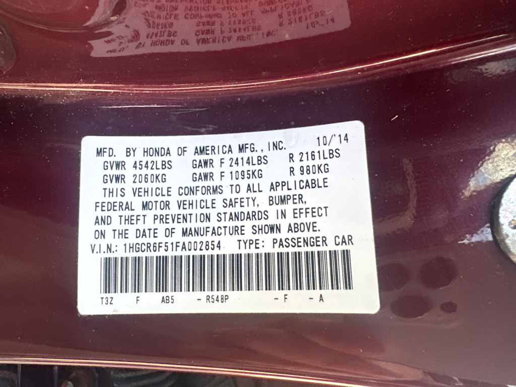 Thumbnail: 2015 Honda Accord - 19