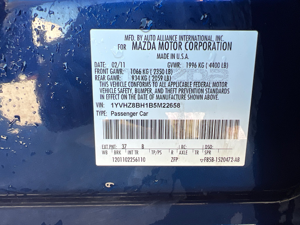 Thumbnail: 2011 Mazda Mazda6 - 20