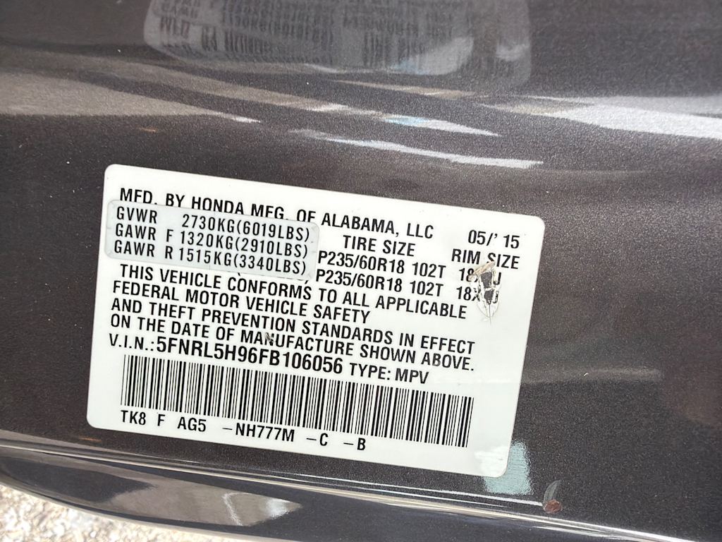 Thumbnail: 2015 Honda Odyssey - 24