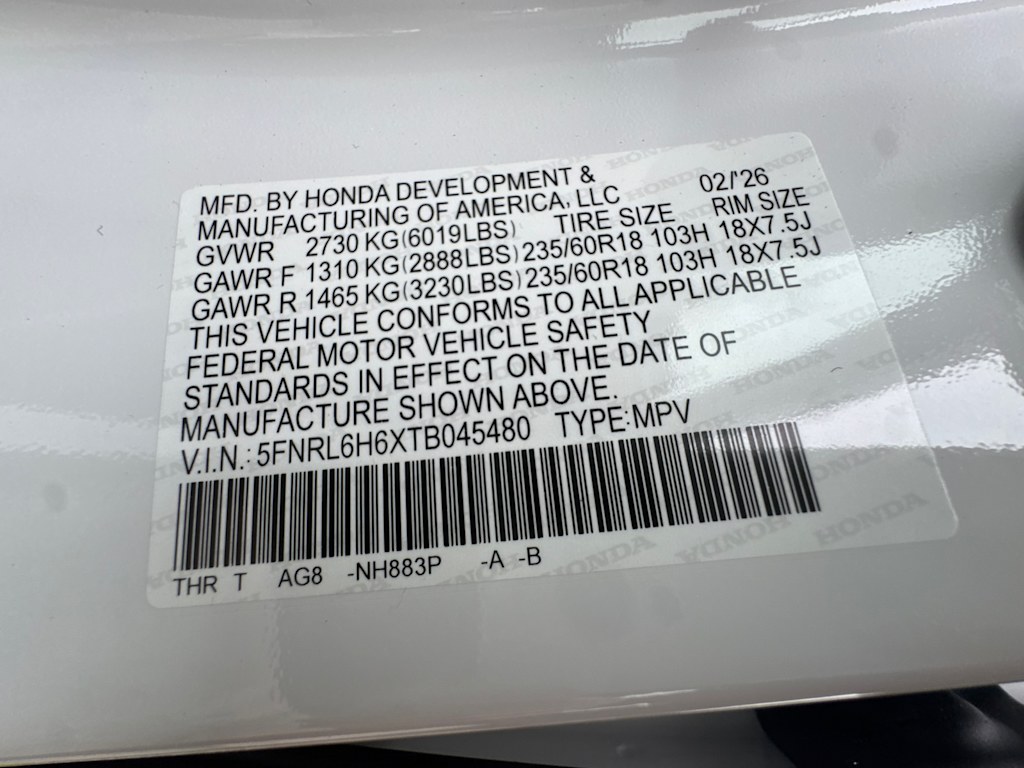 Thumbnail: 2026 Honda Odyssey - 19