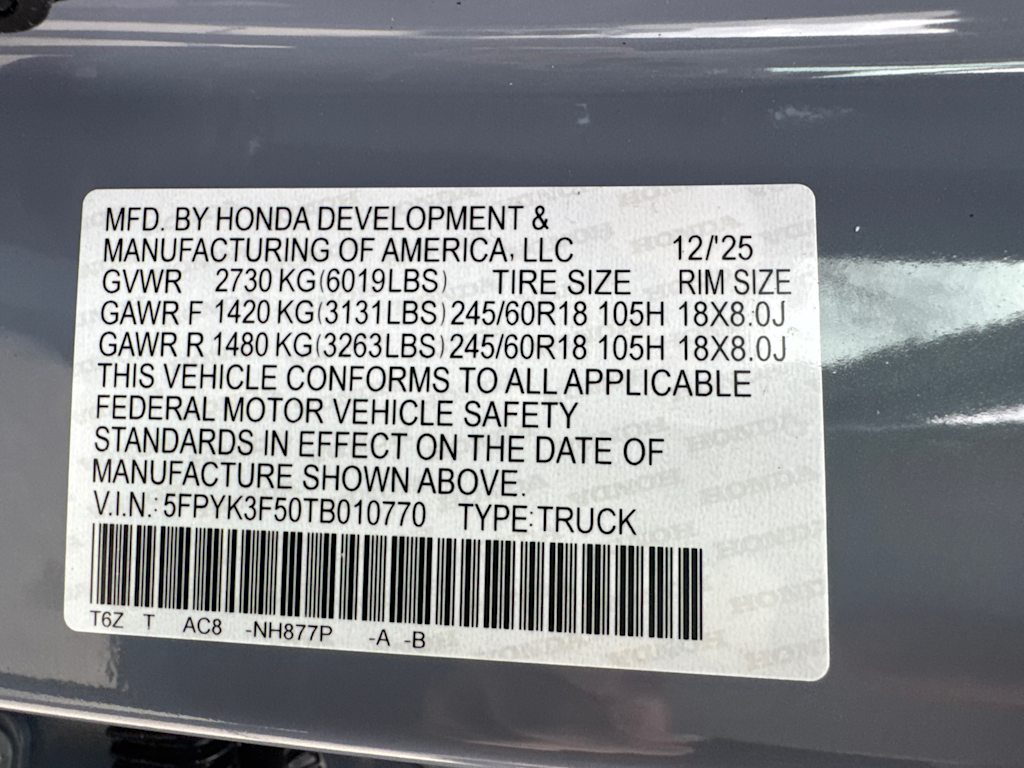 Thumbnail: 2026 Honda Ridgeline - 21