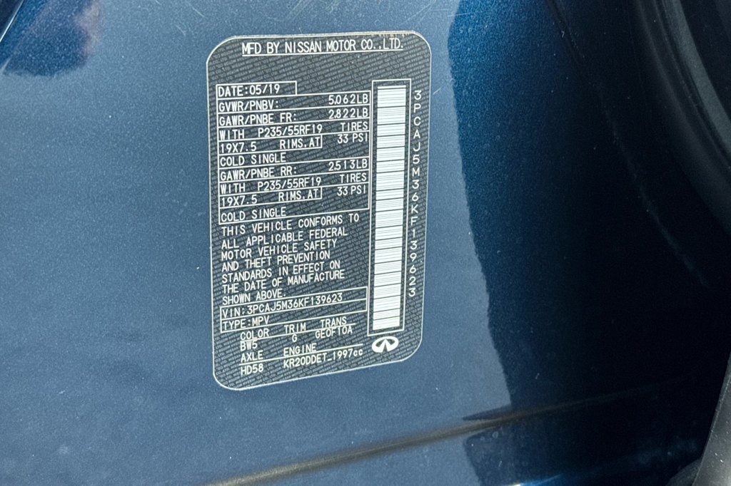 Thumbnail: 2019 INFINITI QX50 - 17