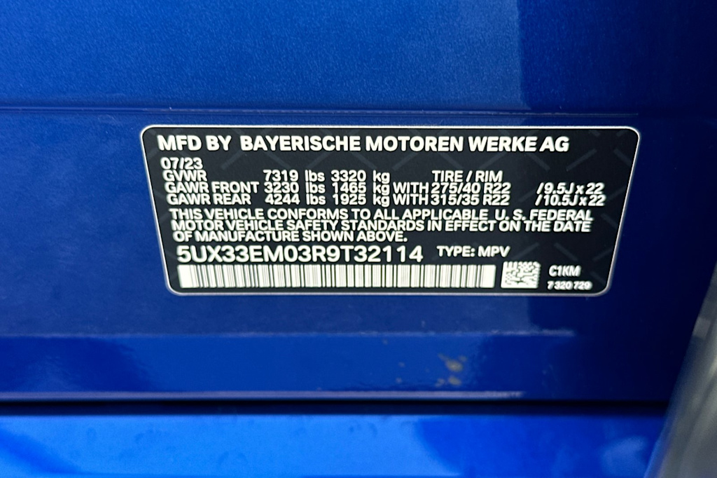 2024 BMW X7 M60i 17