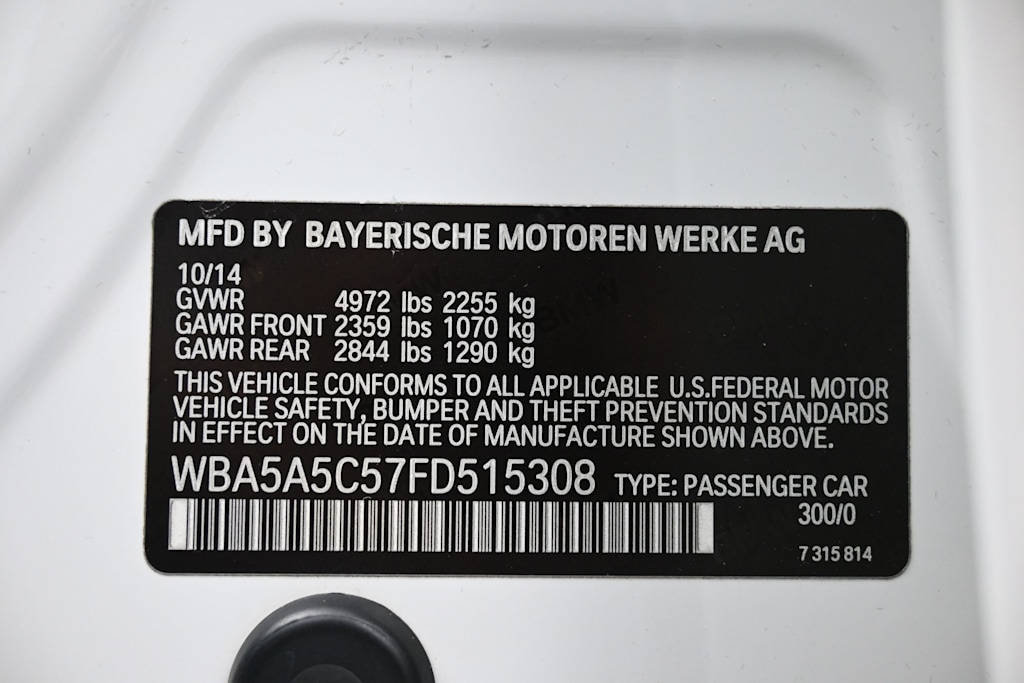 Thumbnail: 2015 BMW 5 Series - 12