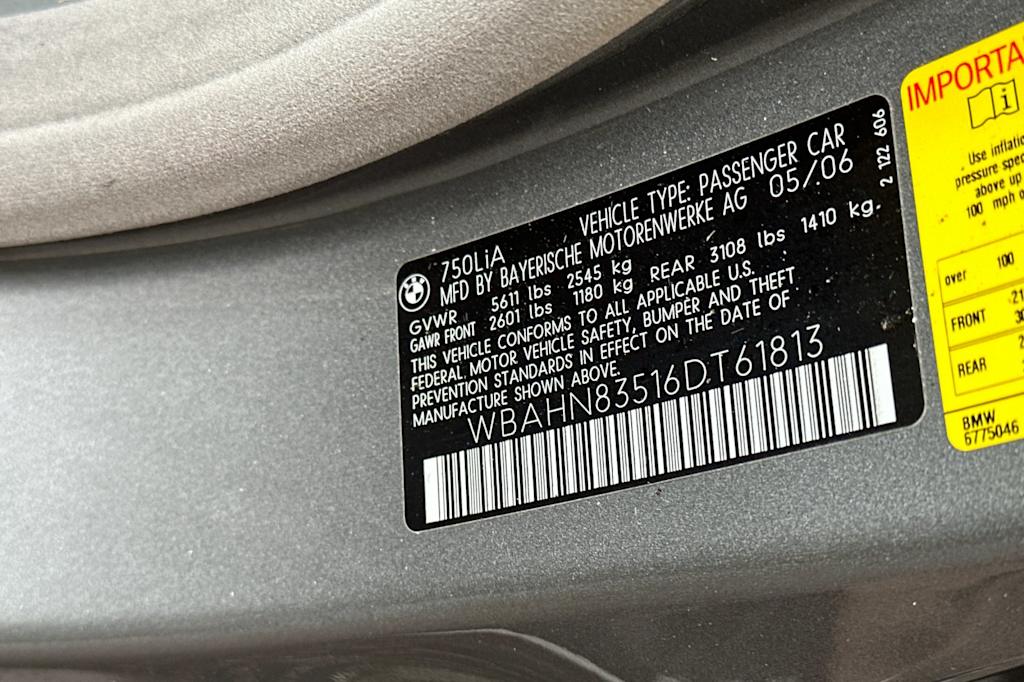 Thumbnail: 2006 BMW 7 Series - 16