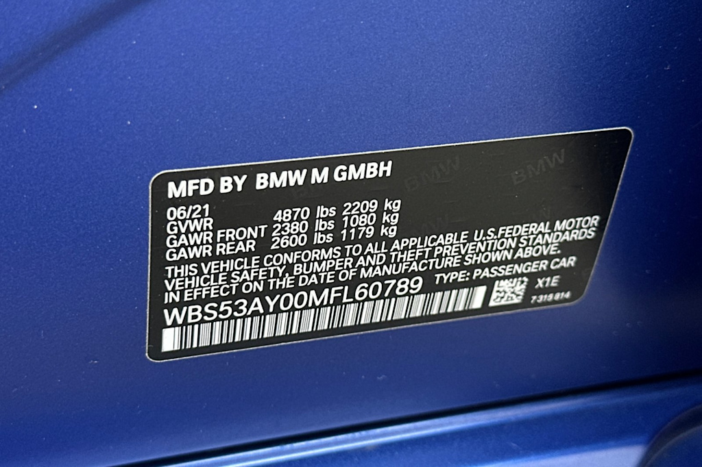 2021 BMW M3 Base 17