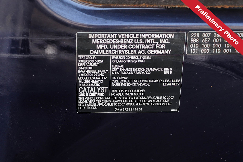 Thumbnail: 2007 Mercedes-Benz M-Class - 11