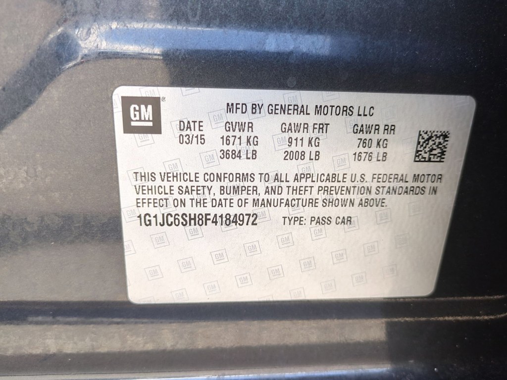 2015 Chevrolet Sonic LT 19