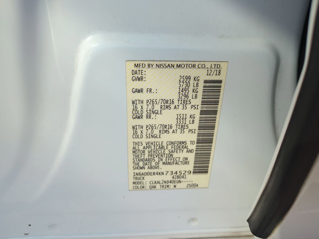 Thumbnail: 2019 Nissan Frontier - 19