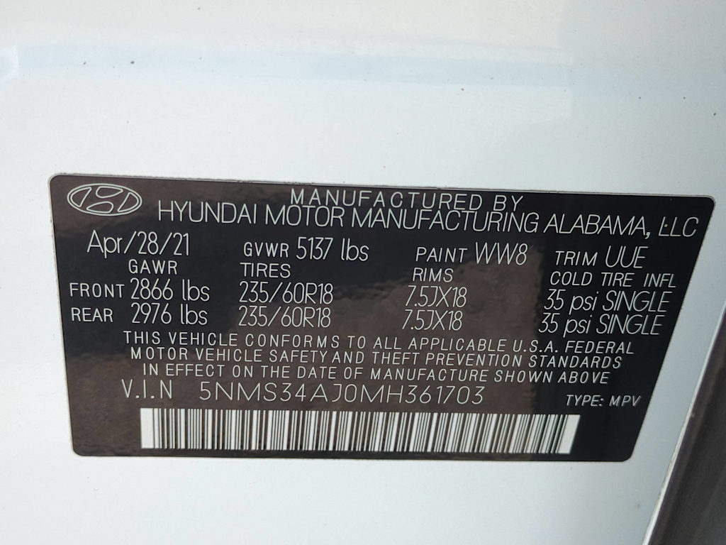 Thumbnail: 2021 Hyundai Santa Fe - 16