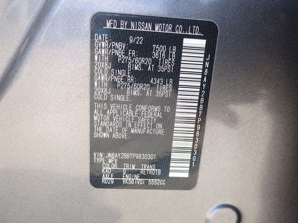 2023 Nissan Armada SL 18