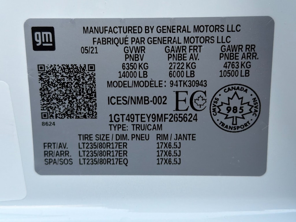 Thumbnail: 2021 GMC Sierra 3500 - 15