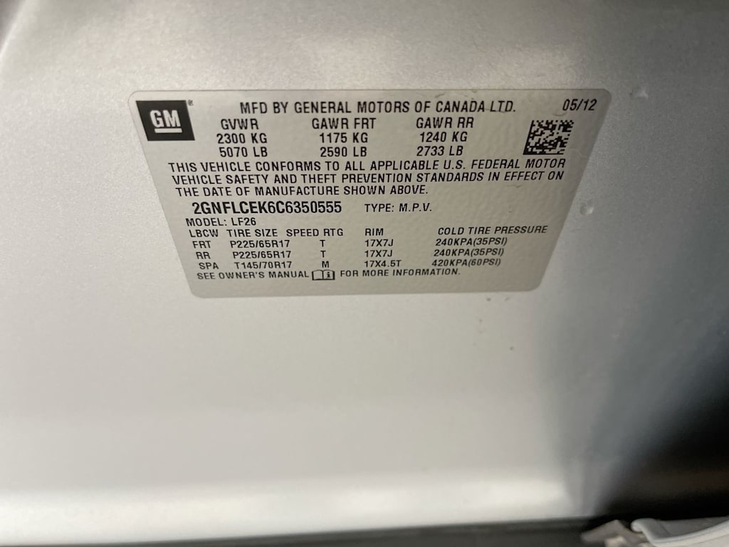 Thumbnail: 2012 Chevrolet Equinox - 17