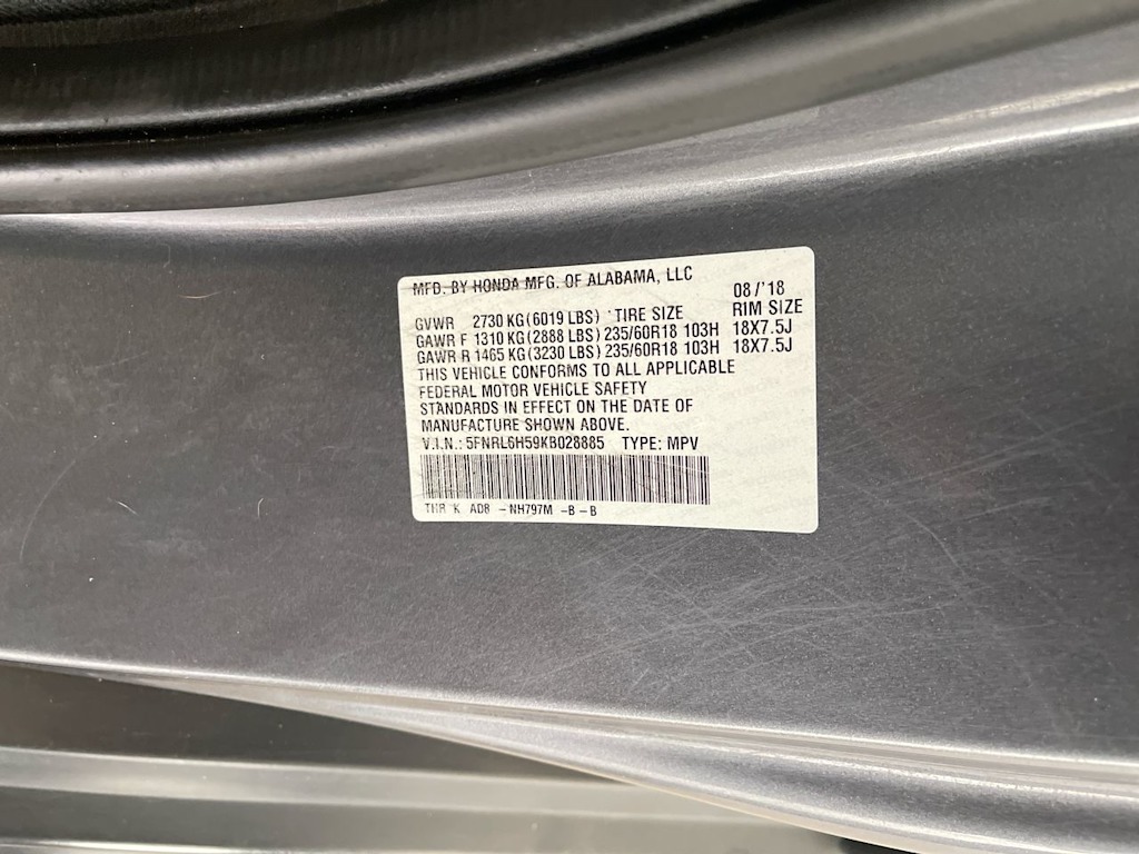 Thumbnail: 2019 Honda Odyssey - 17