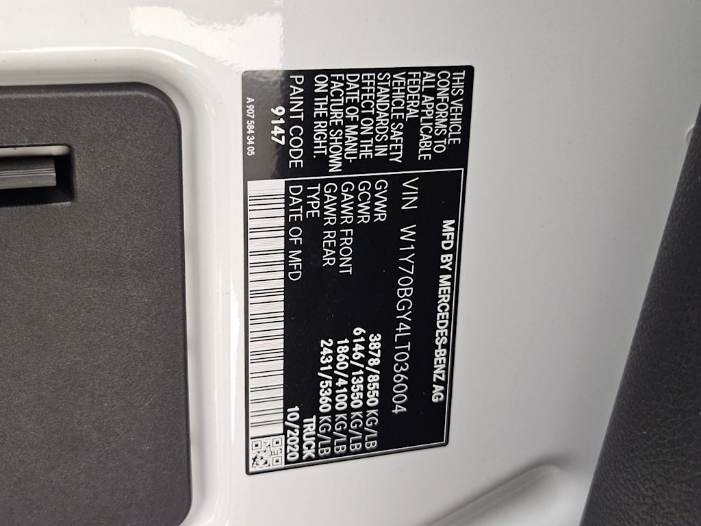 2020 Mercedes-Benz Sprinter 1500 16