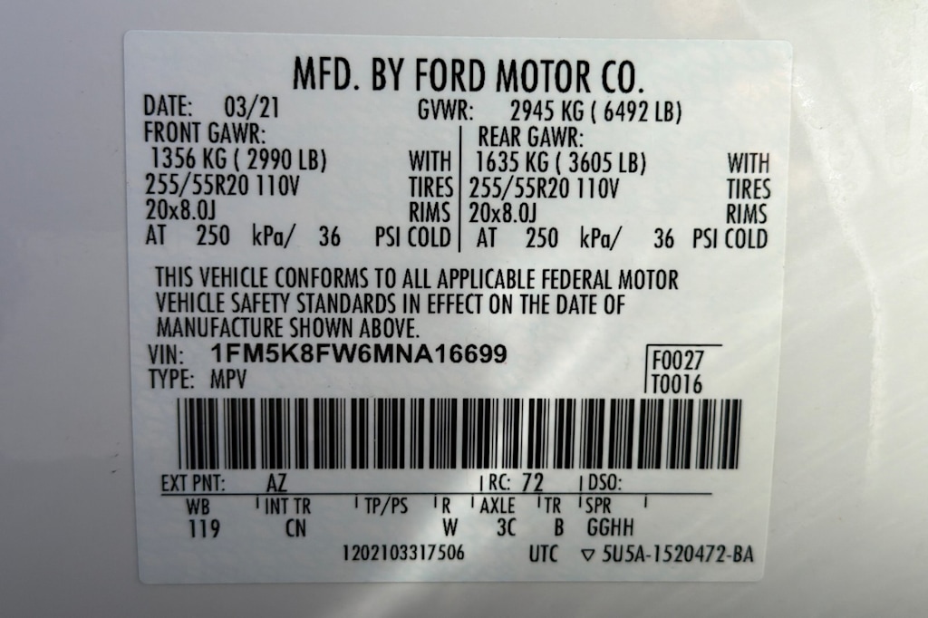 Thumbnail: 2021 Ford Explorer - 15
