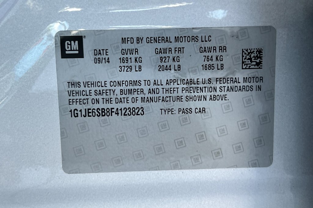 2015 Chevrolet Sonic LTZ 17