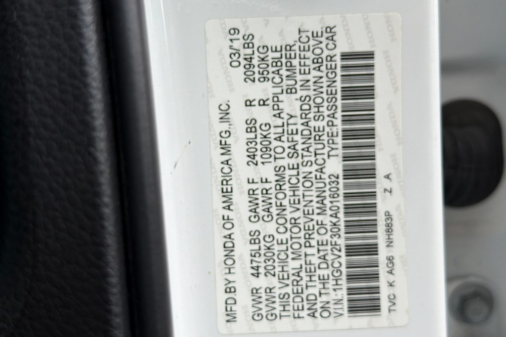 Thumbnail: 2019 Honda Accord - 16