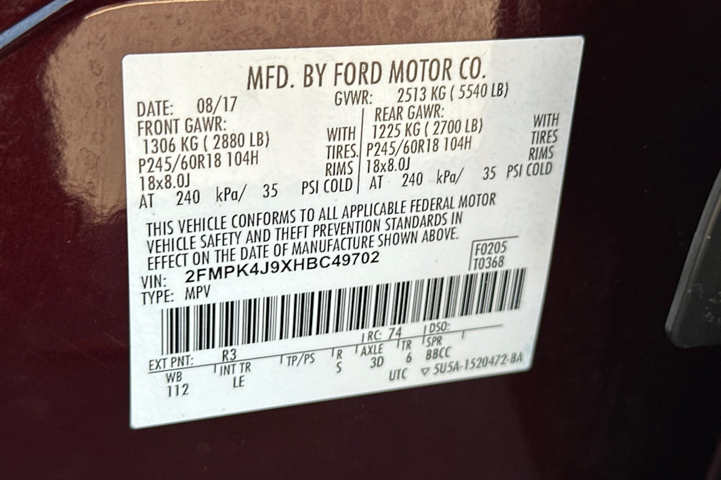 Thumbnail: 2017 Ford Edge - 16