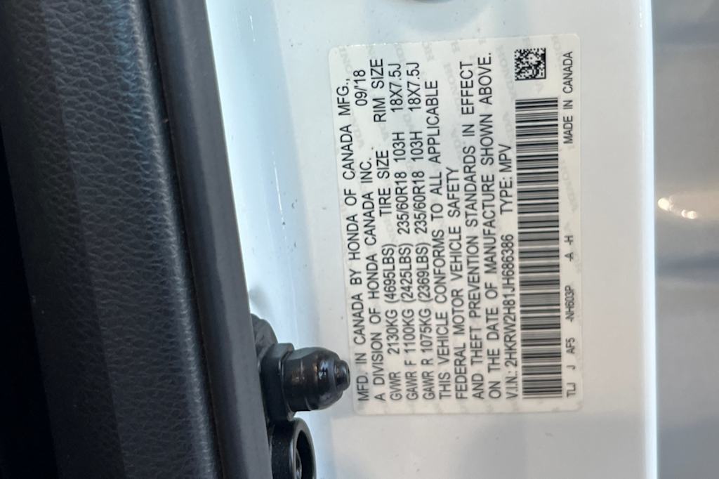 2018 Honda CR-V EX-L 16