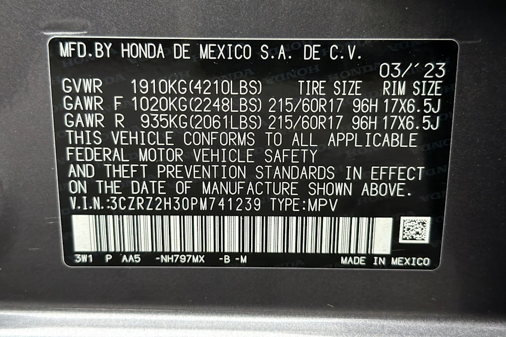 Thumbnail: 2023 Honda HR-V - 16
