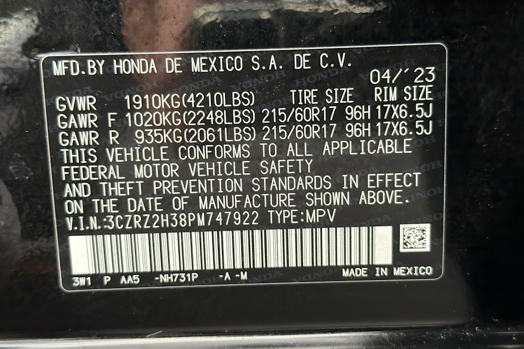 Thumbnail: 2023 Honda HR-V - 16
