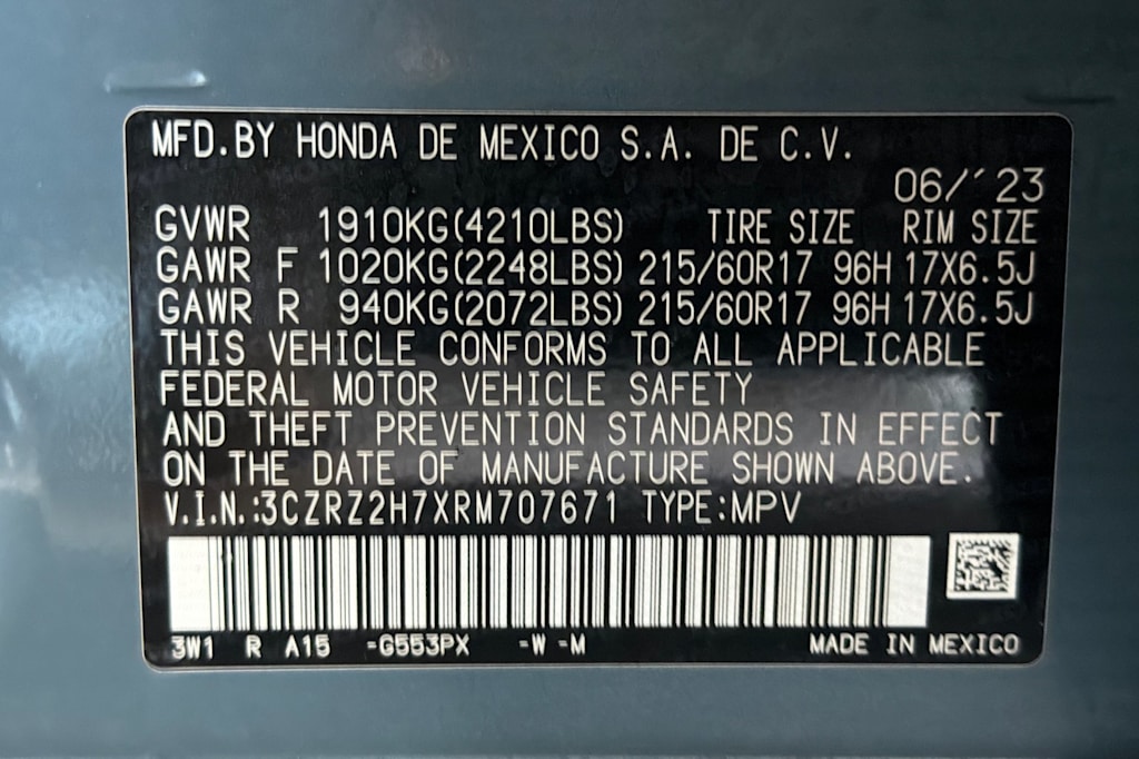 Thumbnail: 2024 Honda HR-V - 17