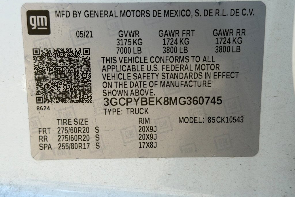 Thumbnail: 2021 Chevrolet Silverado 1500 - 16