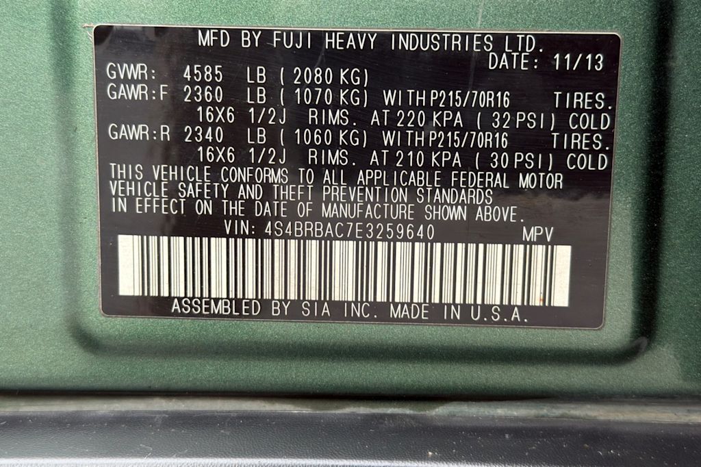 Thumbnail: 2014 Subaru Outback - 17