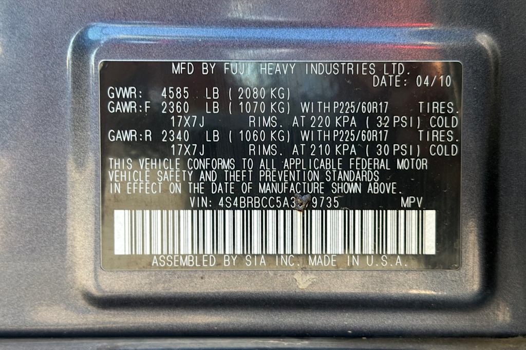 Thumbnail: 2010 Subaru Outback - 17