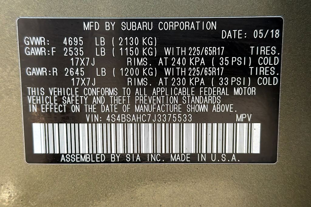 Thumbnail: 2018 Subaru Outback - 16
