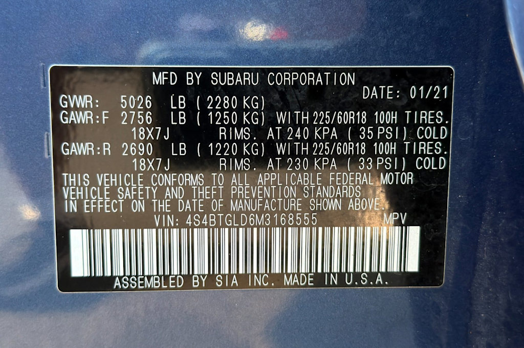 Thumbnail: 2021 Subaru Outback - 17