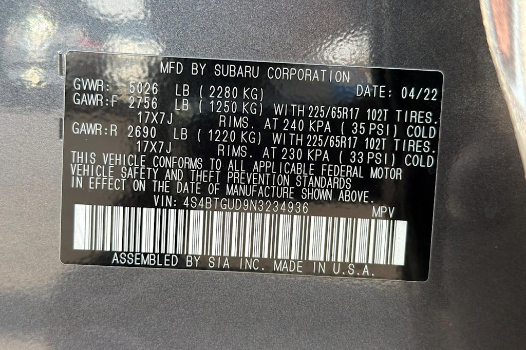 Thumbnail: 2022 Subaru Outback - 17