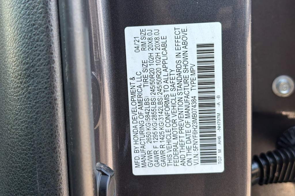Thumbnail: 2021 Honda Pilot - 17