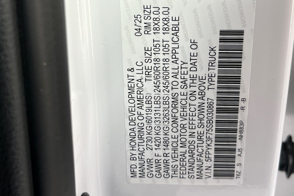 Thumbnail: 2025 Honda Ridgeline - 16