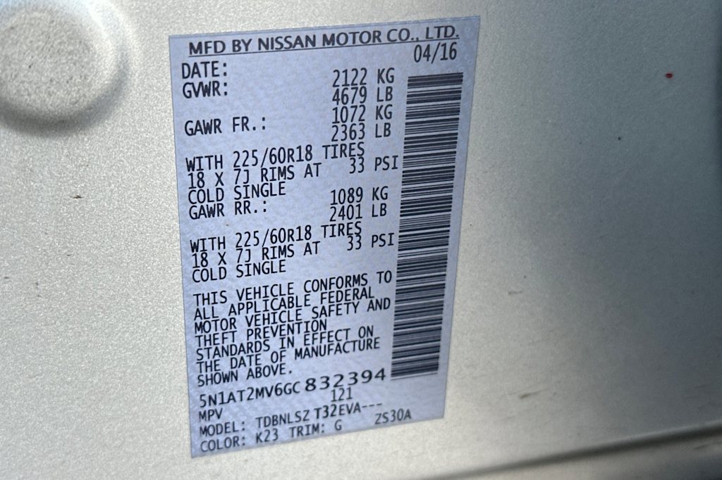 Thumbnail: 2016 Nissan Rogue - 16