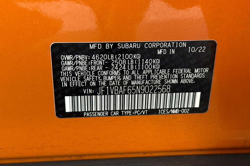 Thumbnail: 2022 Subaru WRX - 16
