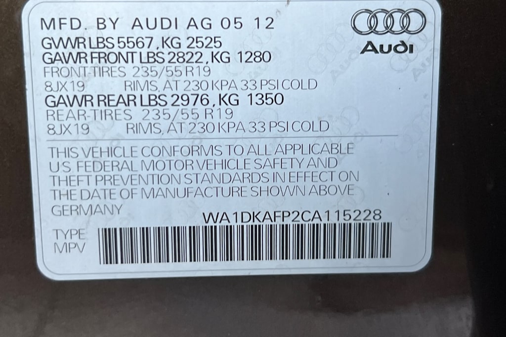 Thumbnail: 2012 Audi Q5 - 17